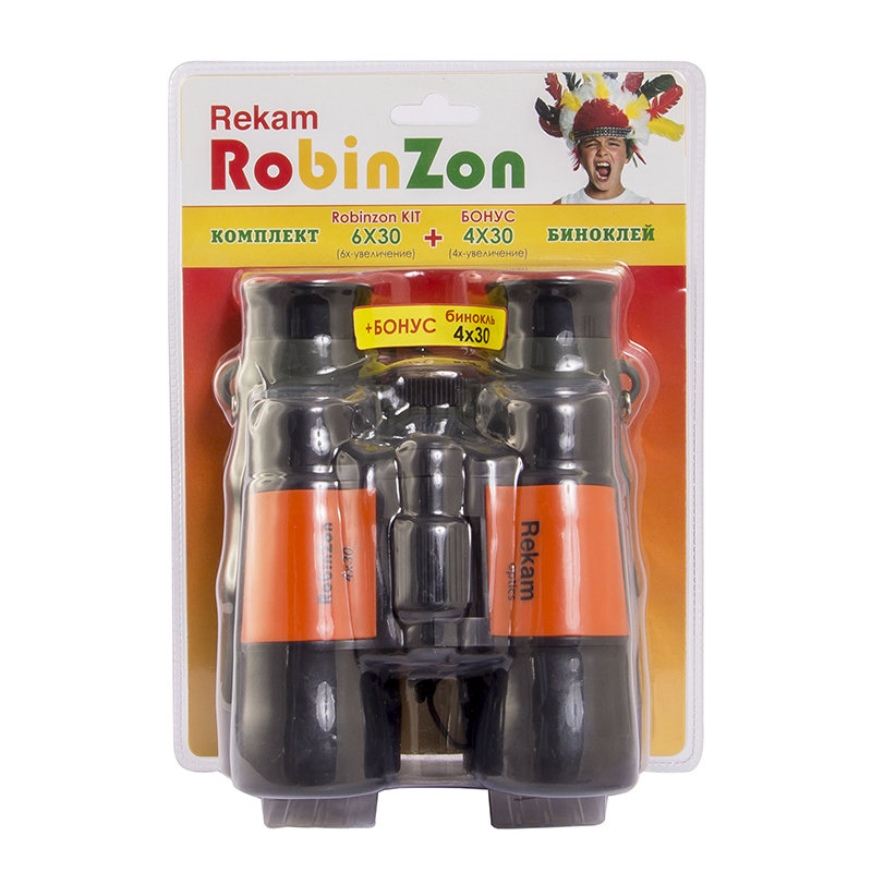

Комплект биноклей Rekam «RobinZon Kit»: RobinZon 4x30 и RobinZon 6x30