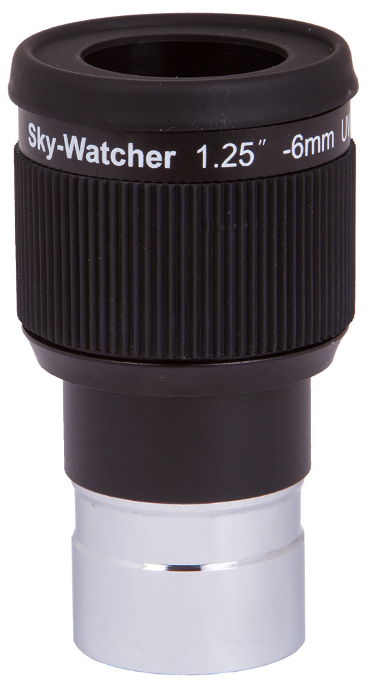 Окуляр Sky-Watcher UWA 58° 6 мм, 1,25” Широкоугольный окуляр. Фокусное расстояние: 6 мм