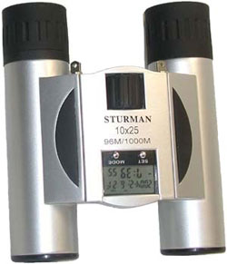 

Бинокль STURMAN 10x25 с термометром