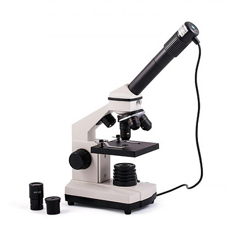 Микроскоп цифровой Velvi «Натуралист» 40–1280x, 0,35 Мпикс, в кейсе