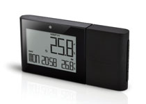Термометр цифровой Oregon Scientific RMR262, с беспроводным датчиком, черный