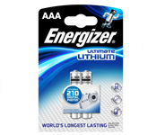 Элемент питания Energizer Ultimate AAA LR03/FR03 (2 шт.), литиевый