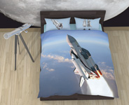 Комплект постельного белья NEWTONE «Космический корабль Буран», 1,5-спальное