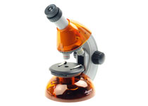 Микроскоп Микромед «Атом» 40–640x, апельсин