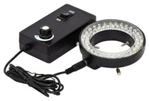 Осветитель кольцевой светодиодный HXD-5 для микроскопа, с блоком регулировки