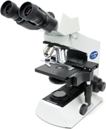 Микроскоп Olympus CX21, бинокулярный, правосторонний препаратоводитель